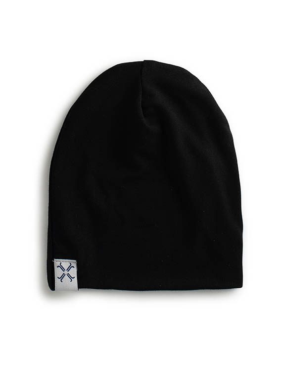 classic black beanie